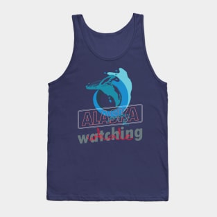 Alaska Whale Watching humpback beluga orca killer whales Tank Top